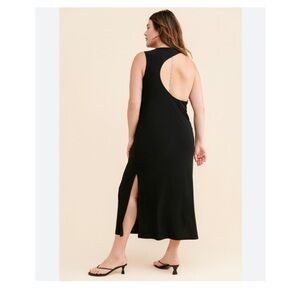 NWT Anthropologie Bellevue the Label Cut Out Maxi Dress S
